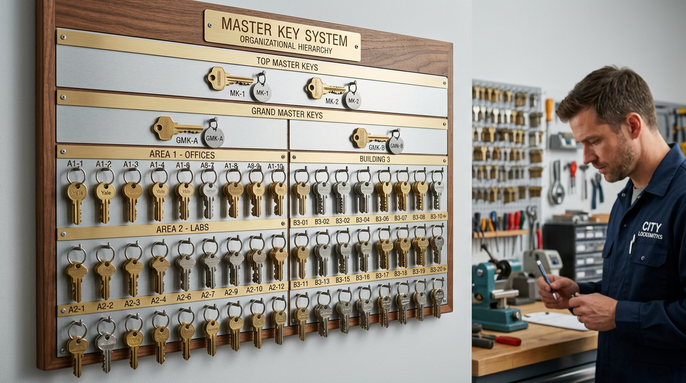 Master key system for commercial property in Los Angeles